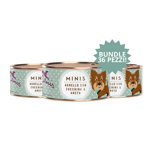 Terra Canis Minis – Agnello (2 confezioni da 18 x 100 g) 🐑