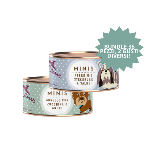 KIT GUSTO INTENSO – Terra Canis Minis (2 confezioni x 18 x 100 g)