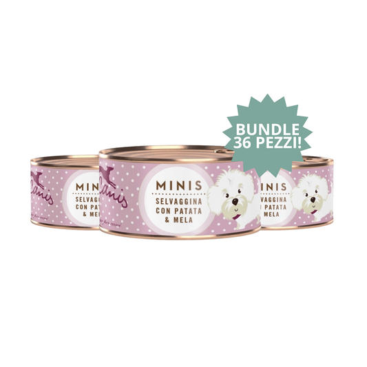 Terra Canis Minis – Selvaggina (2 confezioni da 18 x 100 g) 🦌