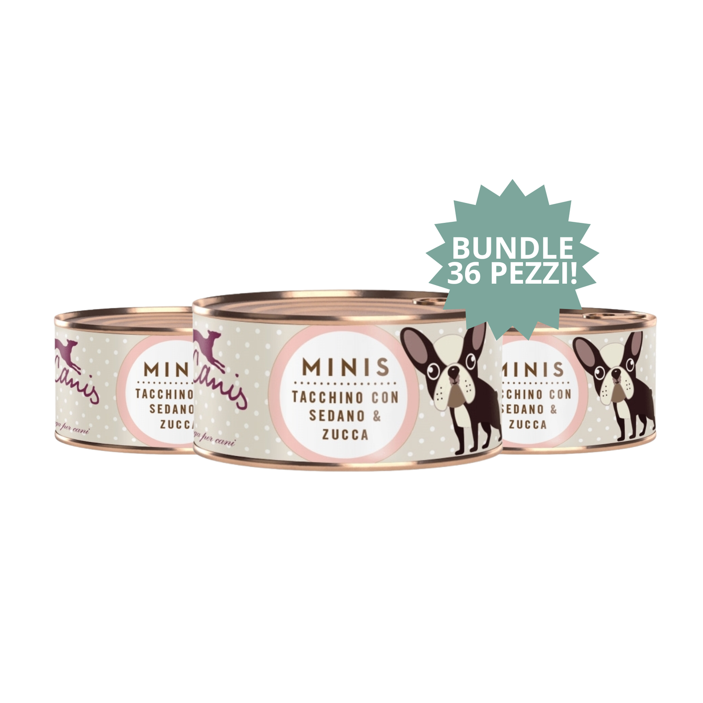 Terra Canis Minis – Tacchino (2 confezioni da 18 x 100 g) 🦃