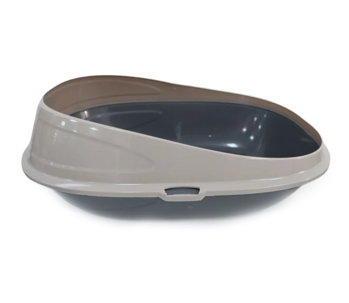 Lettiera a Vassoio POP UP per Gatti 59x39x23 cm – Bianca