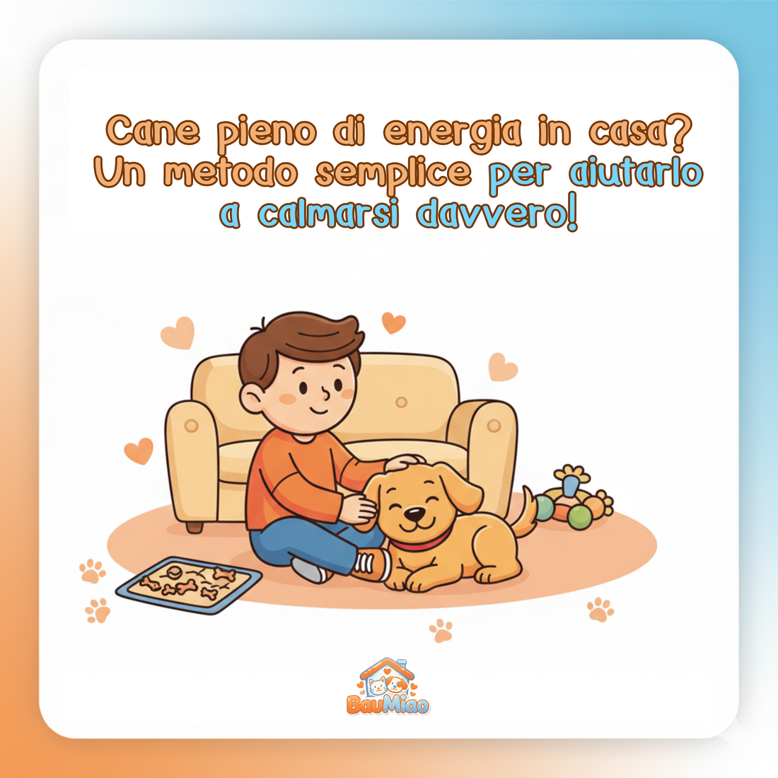 Cane pieno di energia in casa? Un metodo semplice per aiutarlo a calmarsi davvero! 🐶✨