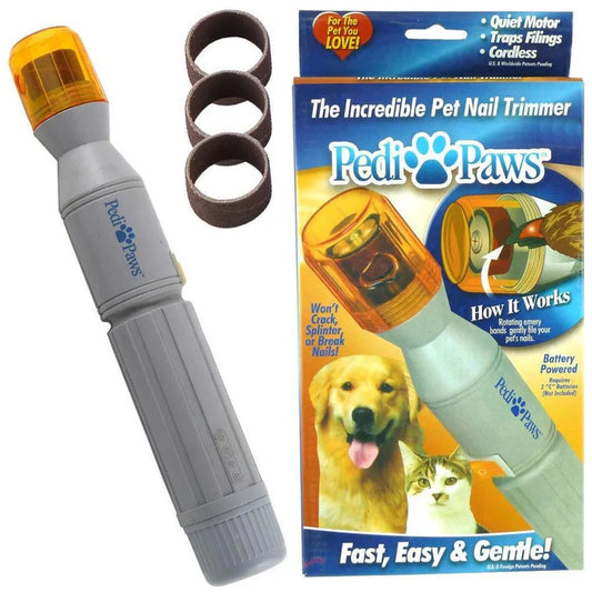 Lima Rotante a Batteria per Unghie di Cani e Gatti – Pedi Paws