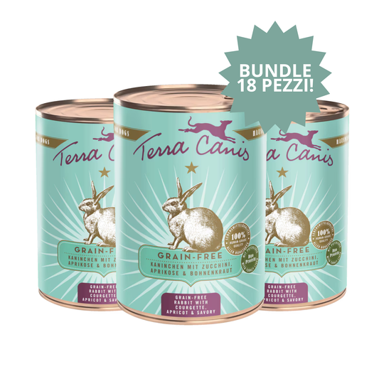 Bundle Terra Canis – Coniglio (3 confezioni × 6pz × 400 g) 🐰