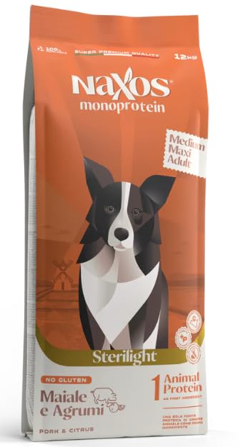 Naxos - Maiale e Agrumi 12kg - Sterilight Monoprotein