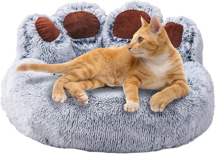 Senny – Cuccia per Cani e Gatti a Forma di Zampa Calda e Accogliente (50/60/70 cm)