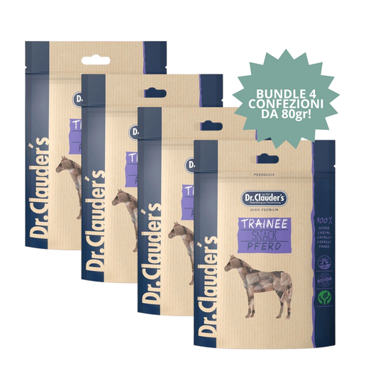 Bundle Snack Dr. Clauder’s Cubetti Cavallo 80 g (4 confezioni) 🐴