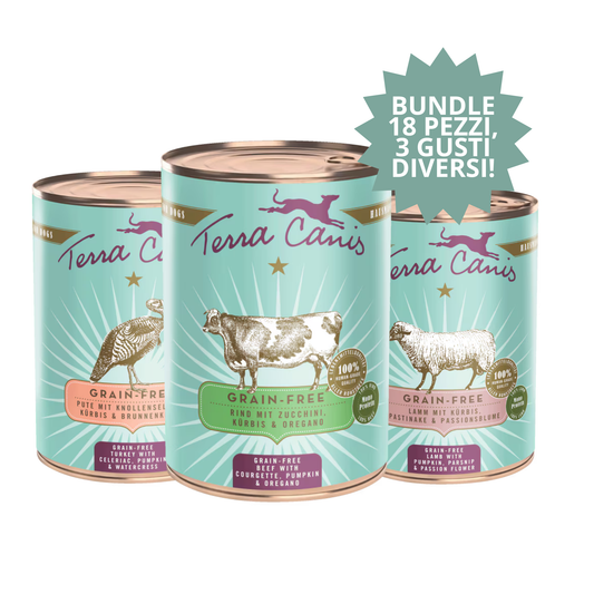 KIT BALANCED NATURE – Terra Canis Grain Free (18 x 400 g)