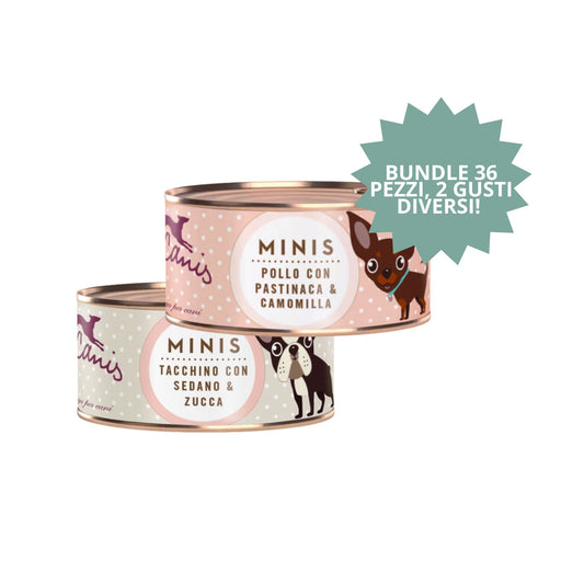 KIT LEGGERO E BUONO – Terra Canis Minis (2 confezioni x 18 x 100 g)