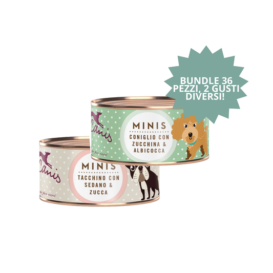 KIT SAPORI GENTILI – Terra Canis Minis (2 confezioni x 18 x 100 g)