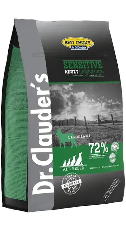 Dr. Clauder's - Agnello e Riso 4kg - Sensitive Adult